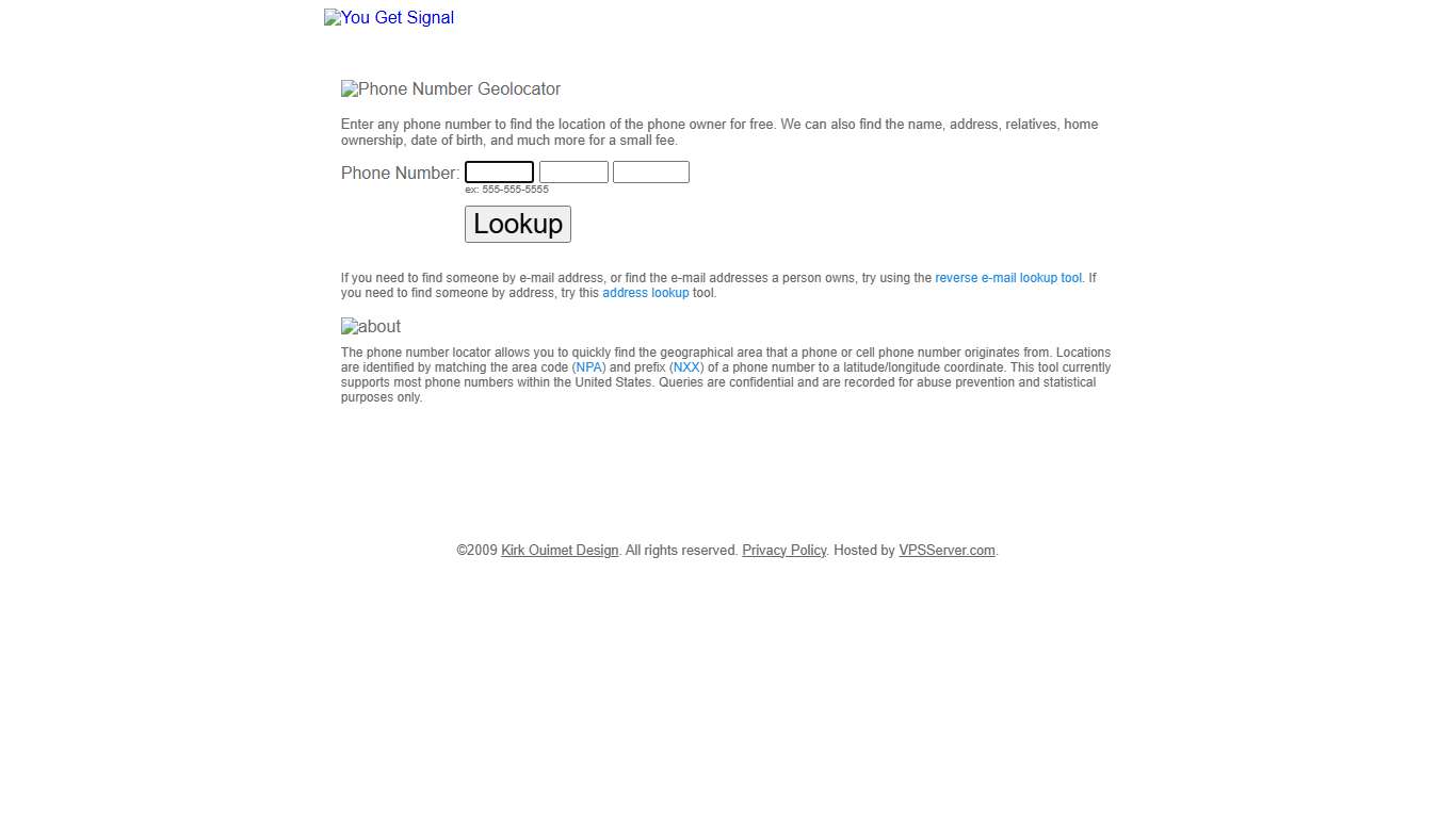 Phone Number Locator - Cell Phone Location with a Reverse Lookup and Google Maps